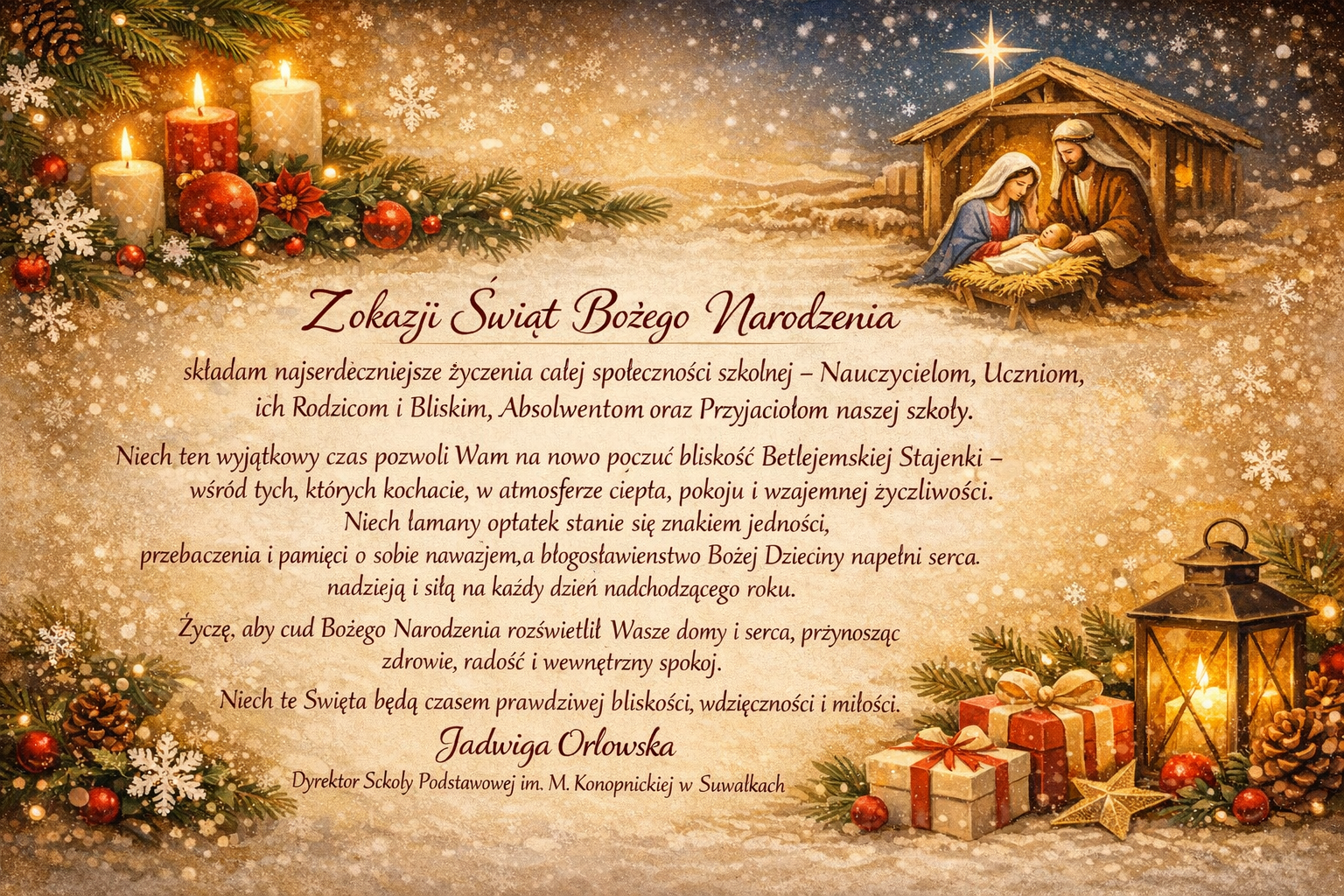 Życzenia Bożonarodzeniowe